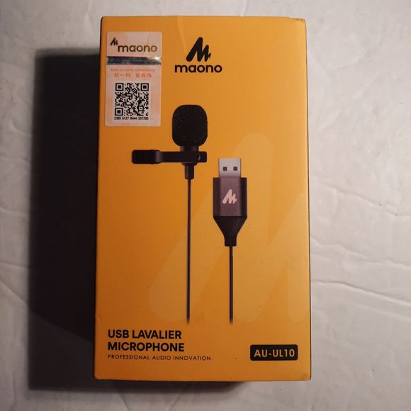 USB Lavalier Microphone-MAONO AU-UL10 192kHz/24bit Omnidirectional Lapel Hands - Picture 14 of 14